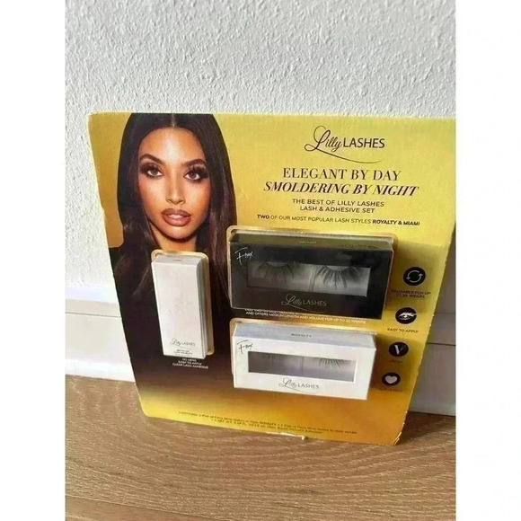 Lilly Lashes Lash & Adhesive Set Lash Adhesive Set NEW- Royalty & Miami - Picture 1 of 2